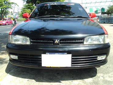 ขาย E-CAR Mitsubishi Lancer สีแดงฝาดำ แต่งรอบคัน ไม่เคยชน ราคาถูก รูปที่ 2