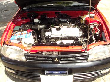 ขาย E-CAR Mitsubishi Lancer สีแดงฝาดำ แต่งรอบคัน ไม่เคยชน ราคาถูก รูปที่ 4