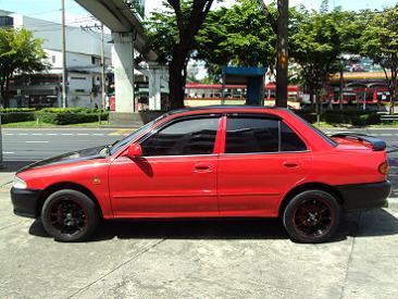 ขาย E-CAR Mitsubishi Lancer สีแดงฝาดำ แต่งรอบคัน ไม่เคยชน ราคาถูก รูปที่ 7