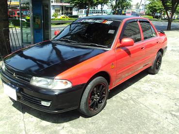 ขาย E-CAR Mitsubishi Lancer สีแดงฝาดำ แต่งรอบคัน ไม่เคยชน ราคาถูก รูปที่ 3