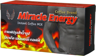 Miracle Energy Coffee  กาแฟสำหรับผู้ชาย, ชลอการหลั่งไว, ชายชาตรีนกเขาขัน,เพิ่มน้ รูปที่ 1