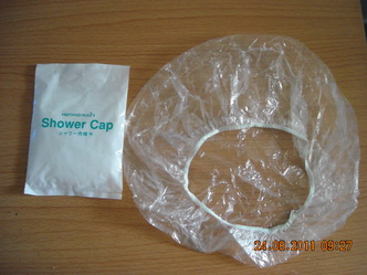 หมวกคลุมผมพลาสติก PE (Shower Cap) รูปที่ 4