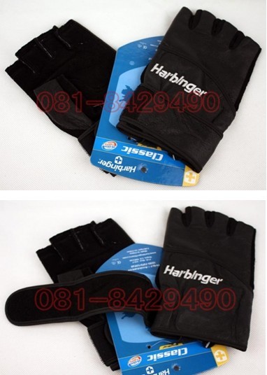 ถุงมือฟิตเนส fitness ถุงมือกีฬา ถุงมือยกเวท HARBINGER Lifting Glove ถุงมือ Fitness Harbinger U S A รูปที่ 1