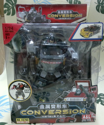 โมเดลหุ่นยนต์แปลงร่างเป็นรถ ( Transformers ) ขนาด 1/24 ชุดนี้ฟรีค่าจัดส่ง EMS จ้า รูปที่ 7