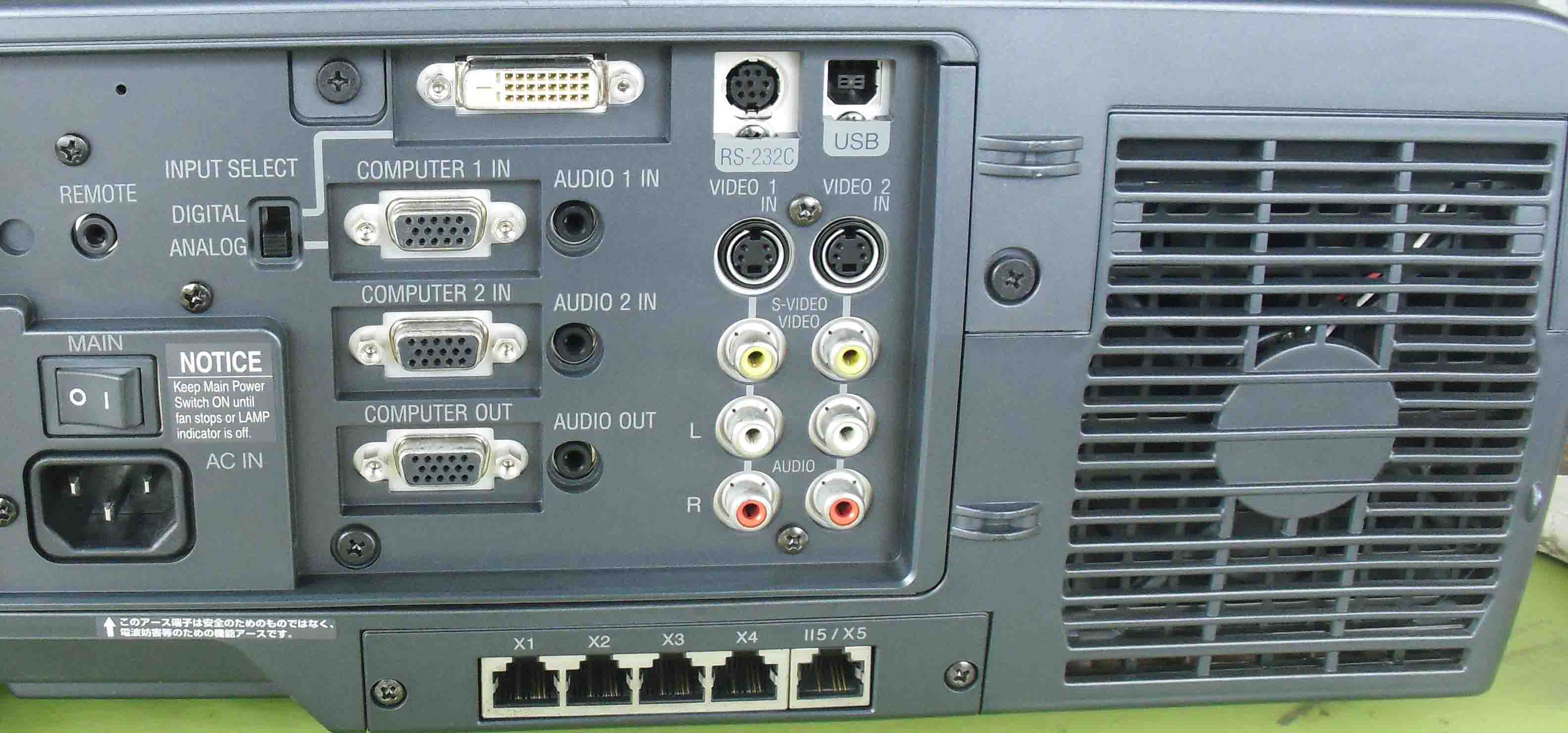 โปรเจคเตอร์ YOKOGAWA D-4100X ราคา 15000 บาท รูปที่ 3