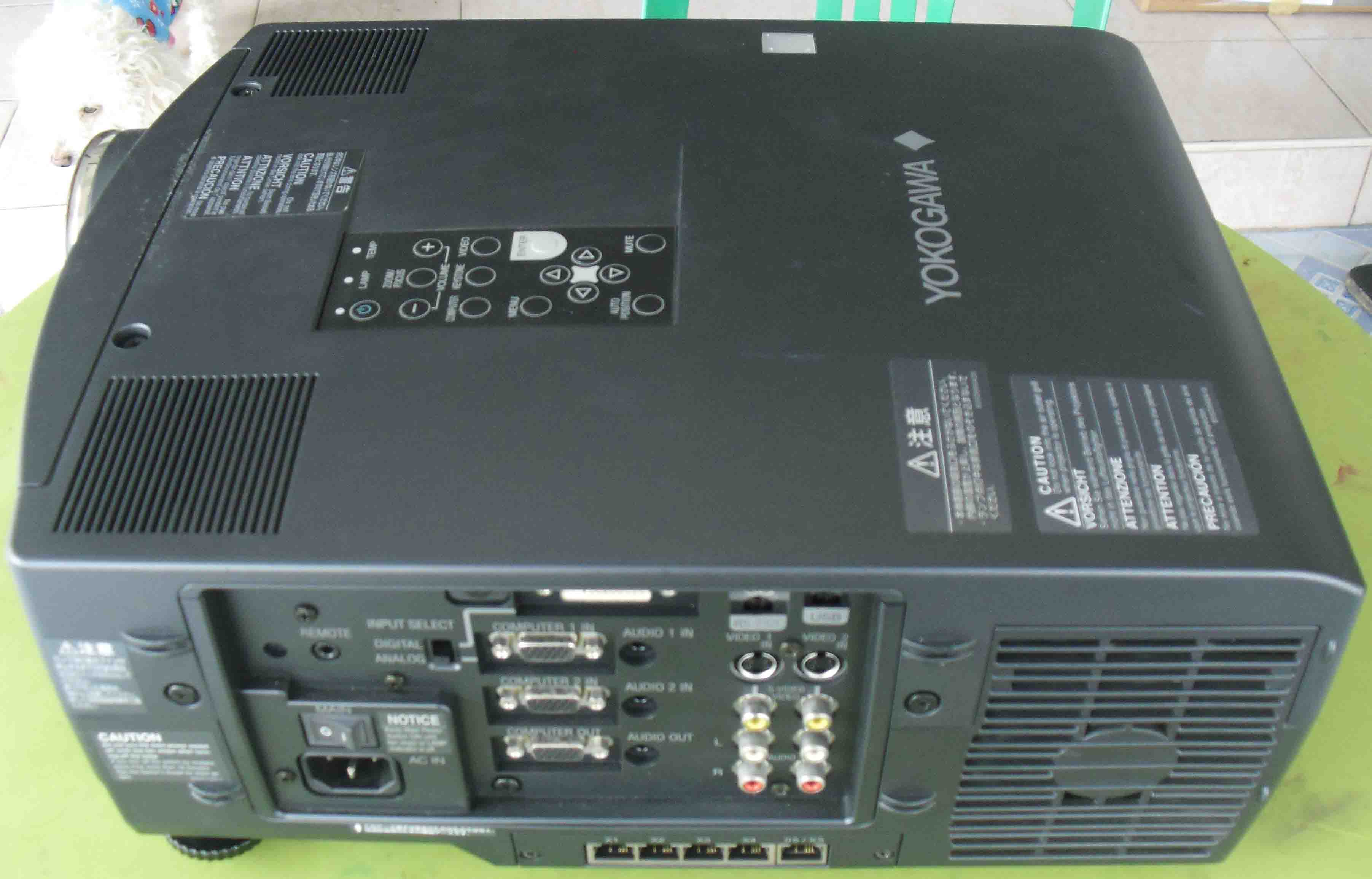 โปรเจคเตอร์ YOKOGAWA D-4100X ราคา 15000 บาท รูปที่ 5