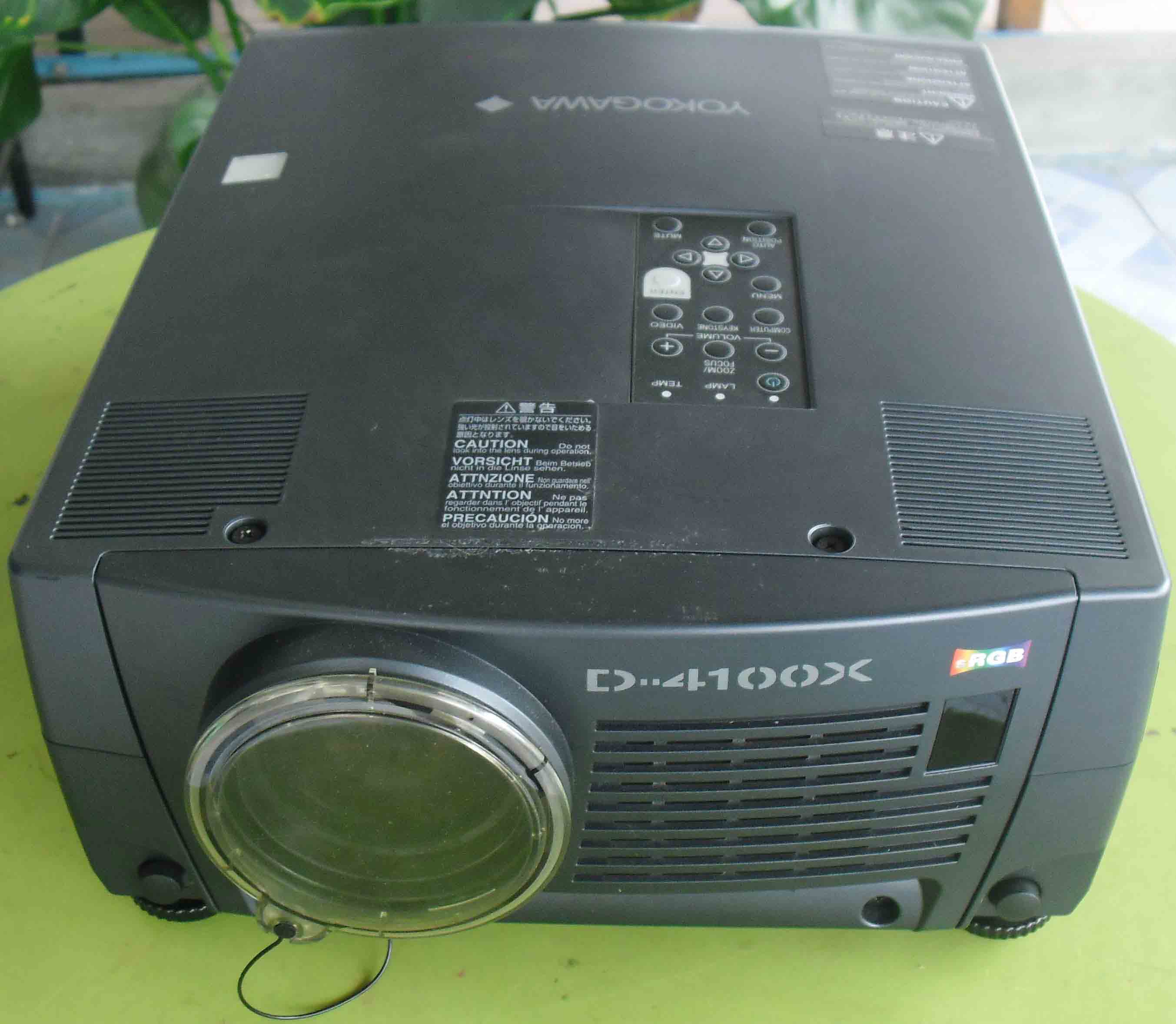 โปรเจคเตอร์ YOKOGAWA D-4100X ราคา 15000 บาท รูปที่ 4