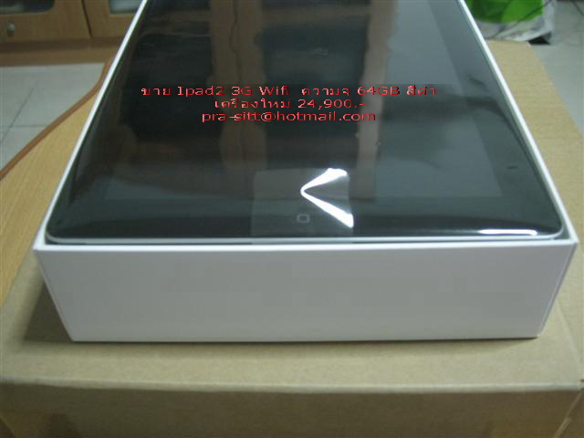 ขาย Ipad2 3G Wifi  ความจุ 64GB สีดำ เครื่องใหม่ รูปที่ 4