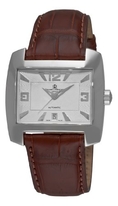 Lowest Price Baume Mercier Men s 8254 Hampton Spirit Automatic Leather Watch.