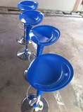 ++ขาย++เก้าอี้บาร์ทรงสูงสีน้ำเงิน ยี่ห้อ FINEX รุ่นโกเบ 4 ตัว สภาพดีมากๆ ใช้มาแค่เดือนกว่าๆเองค่ะ