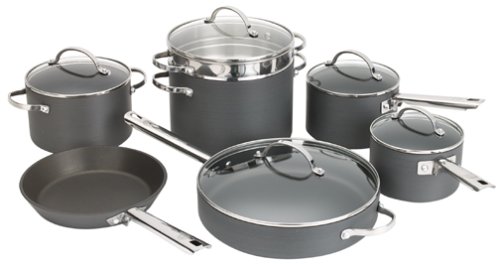 Get Best Buy Anolon Professional Hard Anodized Nonstick 12-Piece Cookware Set รูปที่ 1