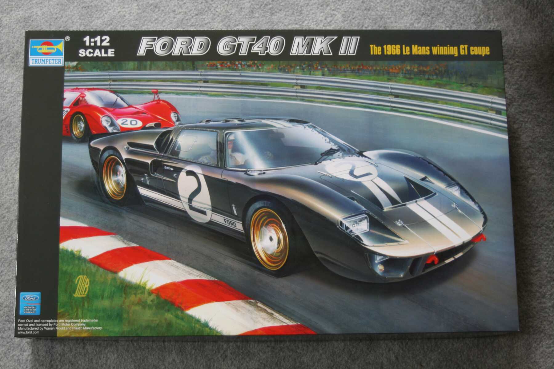 ขายด่วนถูกกว่าต้นทุน โมเดลรถford gt40 สเกล1/12 รูปที่ 1