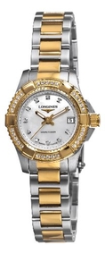 Get Best Buy Longines Women s L31473977 HydroConquest Quartz Two Tone Diamond Watch