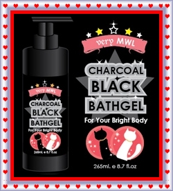 Charcoal Black Bath Gel, ชาร์โคล แบล็ค บาธ เจล, เจลอาบน้ำผิวขาว กระจ่างใส  ผิวใสสะอาดขึ้น ตั้งแต่ครั้งแรกที่ใช้ รูปที่ 1