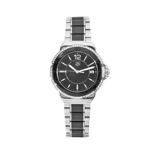 Lowest Price Tag Heuer Women s WAH1212.BA0859 Formula One Stainless Steel Black Dial Watch รูปที่ 1