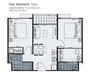 รูปย่อ A Space Asoke-Ratchada: 2 Beds + 2 Baths, 55 Sq.m for Rent/Sale รูปที่5