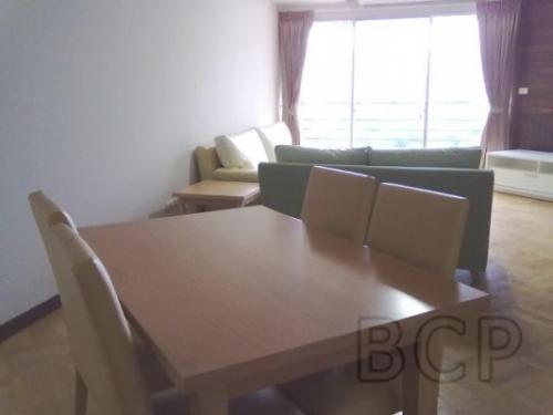 Bangkok Garden: 2 Beds + 2 Baths, 100 Sq.m, 17th fl for Rent รูปที่ 3