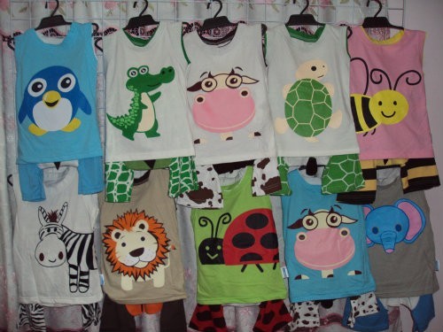 ขายเสื้อผ้าเด็ก ชุดลายสัตว์มีหาง ทั้งปลีกและส่ง รูปที่ 5