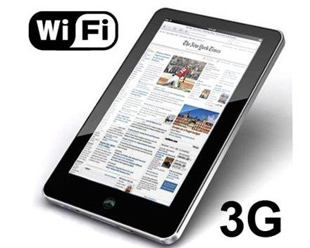 Android google tablet pc-7 inch Android 2.2 Touchscreen Tablet PC Google G WiFi MID 4GB capactiy รูปที่ 1