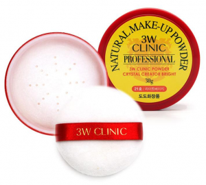 3W Clinic Natural Make-Up Powder 30g #23 แป้งฝุ่นผสมรองพื้นเนื้อเนียน เนื้อแป้งเนียนบางเบา และติดทนนาน  รูปที่ 1