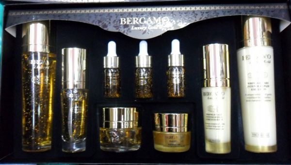 Bergamo Luxury Gold & Collagen Skin Care System (9ชิ้น) เบอร์กาโม่สูตรทองคำแท้บริสุทธิ์ ผสมคอลลาเจน ใหม่ล่าสุด  รูปที่ 1