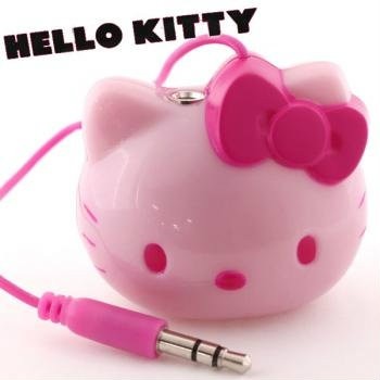 ลำโพงจิ๋ว Sanrio Hello Kitty Face Mini-Speaker (Pink) รูปที่ 1