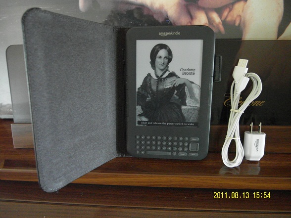 ขาย Kindle3 wifi พร้อมปกหนัง + สายชาร์ต + หัวปลั๊ก รูปที่ 1