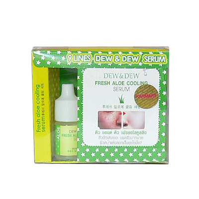 เซรั่ม 5ML Dew&Dew สูตรเฟรช อโลคูลลิ่ง (Aloe) สติ๊กเกอร์ Karmarts  รูปที่ 1