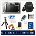 Low Price Best Buy Olympus Stylus Tough-8010 Digital Camera Black 14 MP 28mm 5X Optical Zoom 2.7 LCD Screen Waterproof