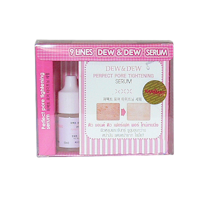 เซรั่ม 5ML Dew&Dew สูตรเพอร์เฟ็คพอร์ไทเทนนิ่ง (Pore tight) สติ๊กเกอร์ Karmarts  รูปที่ 1