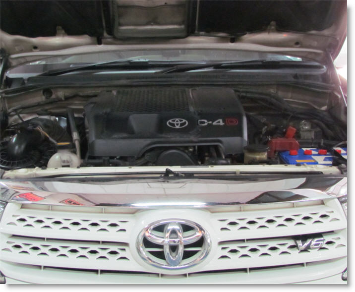 ขาย Toyota Fortuner สีขาว พร้อมชุดแต่ง  รูปที่ 6