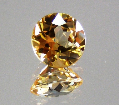 บุษราคัม (Natural Yellow Sapphire) 1.42 กะรัต ไฟดี เนื้อดี รูปที่ 1