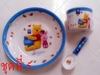 รูปย่อ ขายจานหมีพูห์สำหรับเด็กเล็กและเด็กโต สินค้าลิขสิทธิ์  ( ใหม่ ) รูปที่5