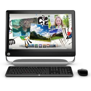 HP TouchSmart 520-1050 Desktop Computer - Black รูปที่ 1