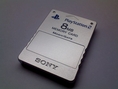 ขายเม็มการ์ดพีเอสสองสีเงินแท้ (PS2 Original Silver Memory Card)