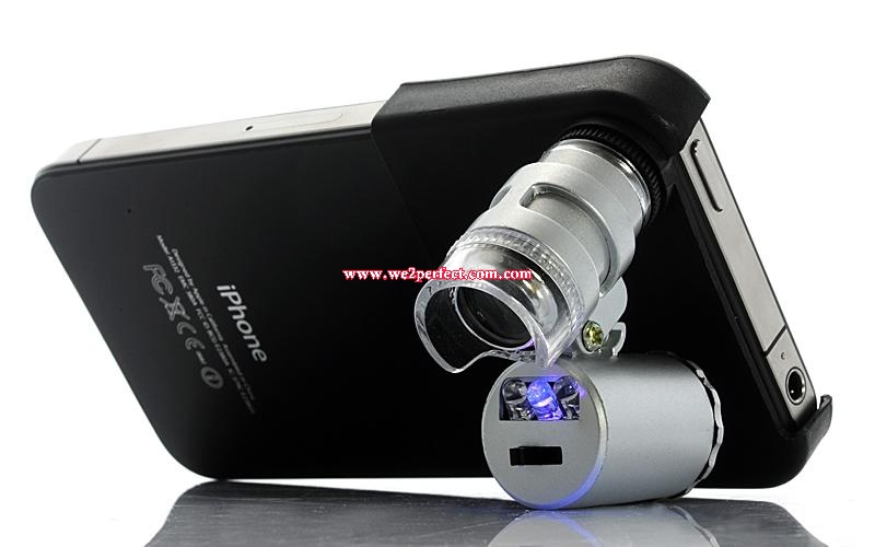 Microscope for iPhone 4 กล้องจุลทรรศน์อัตราขยายสูง รูปที่ 1