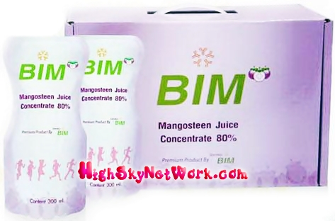 น้ำมังคุด BIM น้ำมังคุดสกัดเข้มข้นชนิดซอง บิม Mangosteen Juice  รูปที่ 1