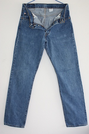 จำหน่ายกางเกงยีนส์ Jeans Levi's 501 2Hand W32 L34 Made in Dominican Republic รูปที่ 1