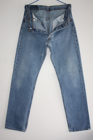 จำหน่ายกางเกงยีนส์ Jeans Levi's 501 2Hand W33 L34 Made in U.S.A รูปที่ 1