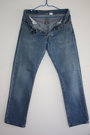 จำหน่ายกางเกงยีนส์ Jeans Levi's 501 มือสอง W29 L32 Made in Mexico รูปที่ 1