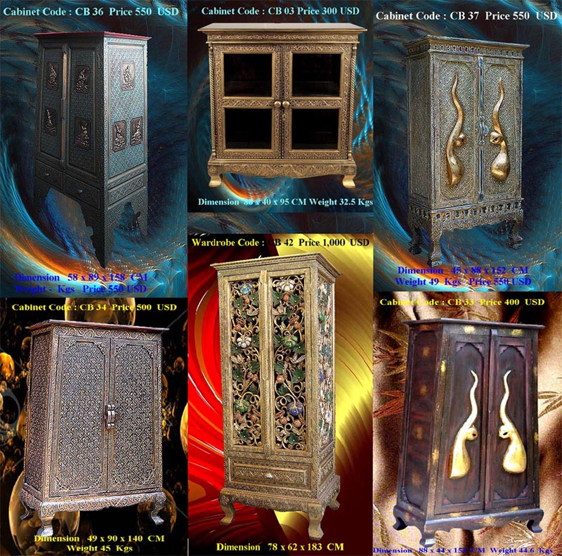 *** จำหน่ายตู้เก็บของสไตล์ไทยที่งดงาม Thai Art Cabinets *** รูปที่ 6