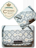 กระเป๋างานเลี้ยง Coach Kristin Op Art Ikat Large Wristlet