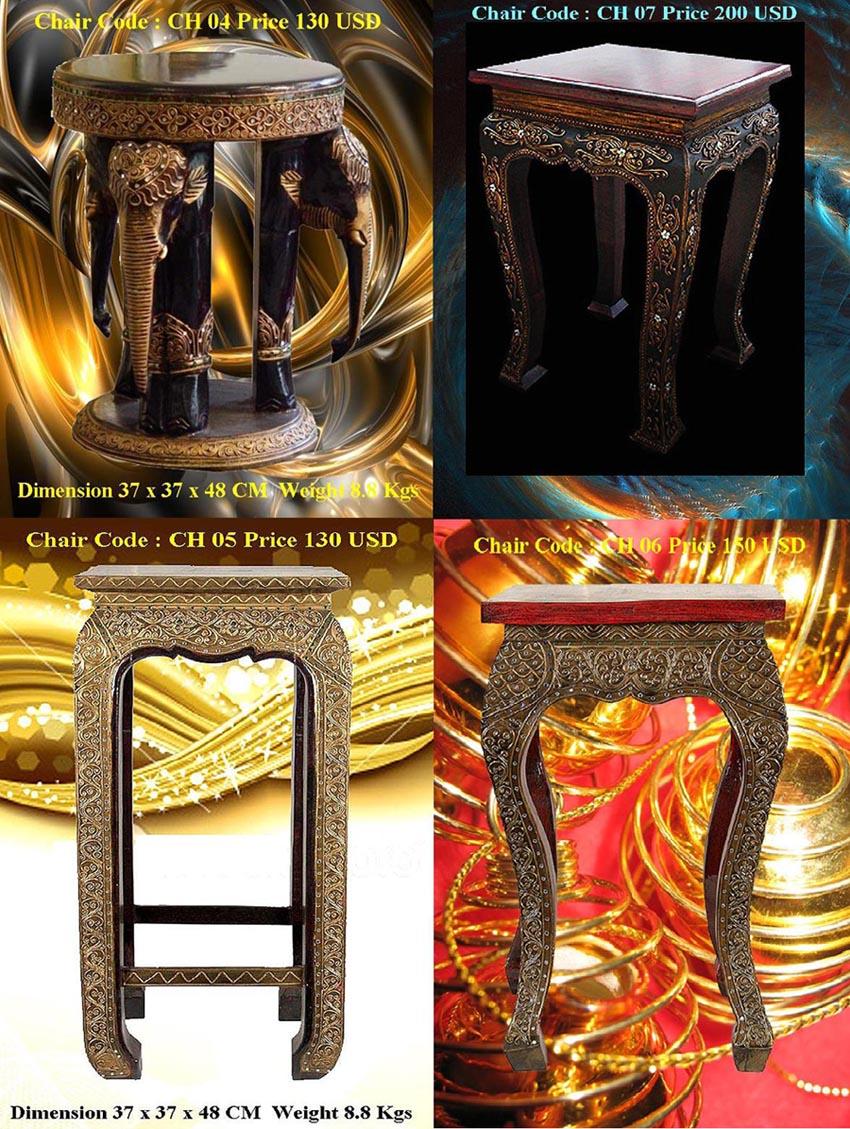 ** จำหน่าย เก้าอี้ และชุดห้องรับแขก สไตล์ไทยสวยหรู Thai Antique Chair & Living set ** รูปที่ 3