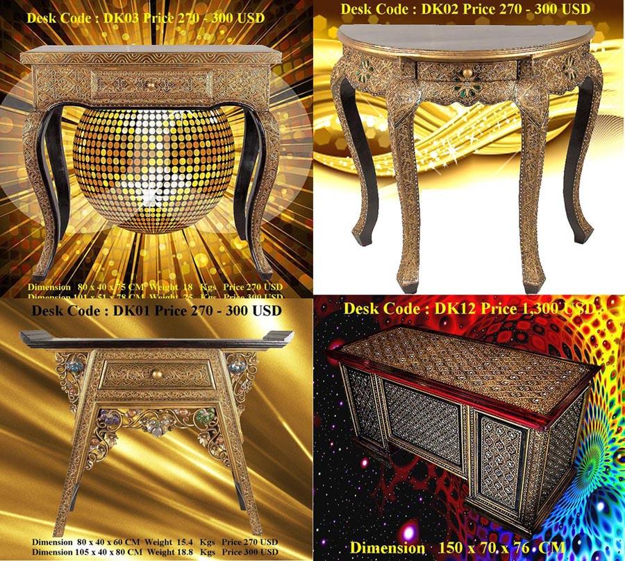 จำหน่ายโต๊ะสวยๆ สไตล์ไทยๆ Thai Antique Desk  รูปที่ 2