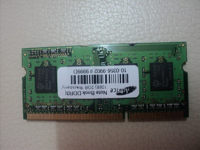 DDR3 Notebook Bus 1066/2GB=500(ประกัน LT) /  DDR Notebook Bus 333/256MB=300 รูปที่ 1