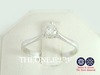 รูปย่อ แหวนเพชร แหวนแต่งงาน แหวนหมั้น น้ำหนักเพชร 0.15 กะรัต Color 97 รูปที่1