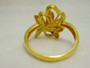 รูปย่อ แหวนทอง24 k Prima gold ลายดอกชบา นน.5.90 g รูปที่2