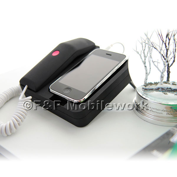 ขายปลีก-ส่ง สมอลทอร์คโทรศัพท์แท่นวางมือถือไอโฟน Phone x Phone Small-Talk+Dock for iPhone 3G,3GS,4G,4GS ลดราคาถูกสุดๆ รูปที่ 1