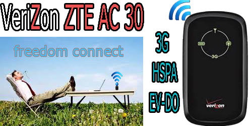ZTE AC30 WiFi Hotspot ตัวเดียวใช้ได้ทั้ง HSPA ทั้ง CDMA รูปที่ 1