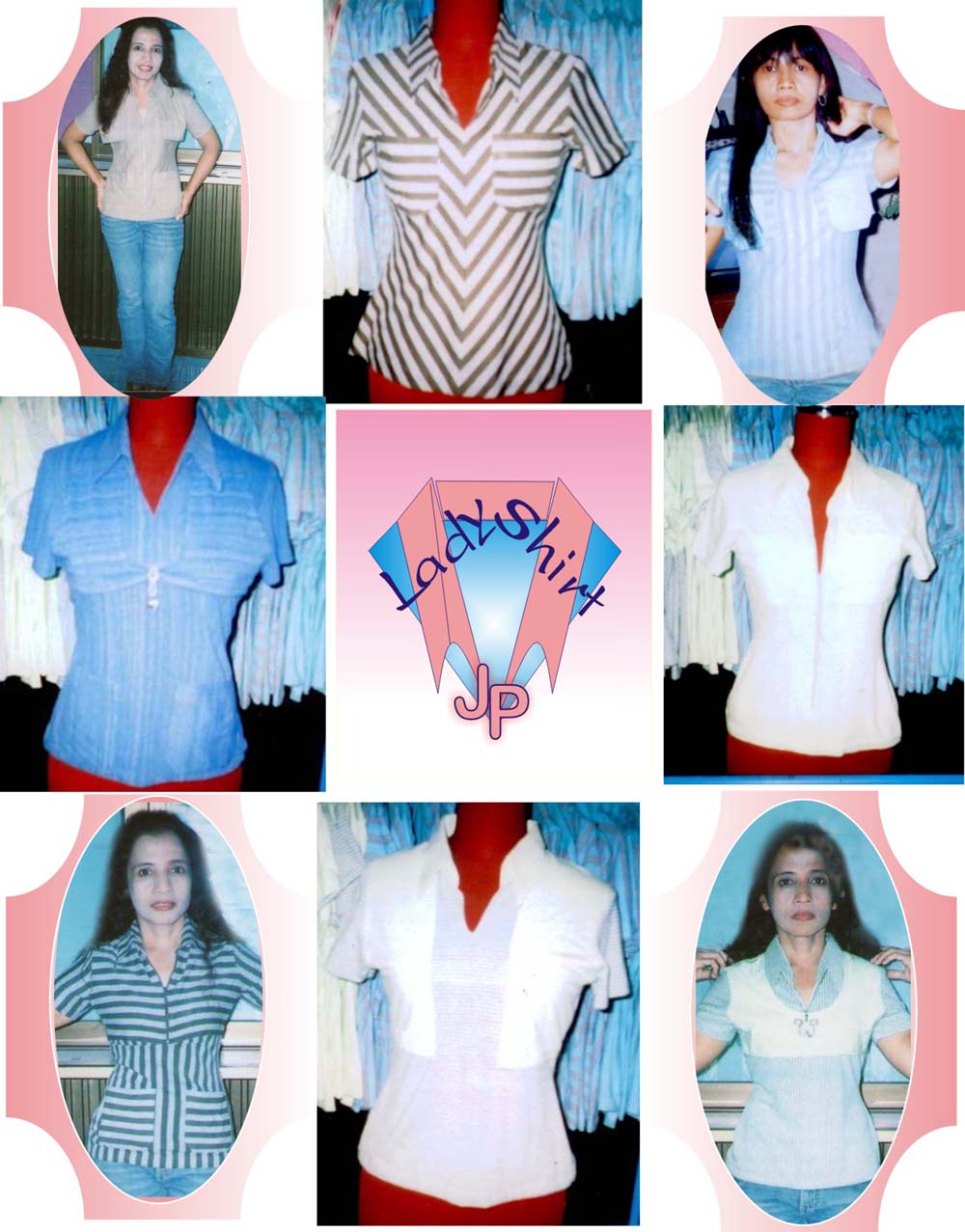 JPLadyshirt : เสื้อยืดผู้หญิงไซด์สวย สำเร็จรูป  by handmade (เข้ารูป-ปกเชิ๊ตประยุกต์) ราคาเดียวสุทธิ! 300 ถ้วน รูปที่ 1